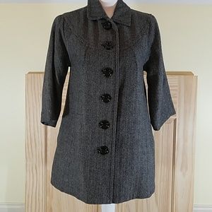 Ambition 3/4 Length Sleeve Pea Coat Size M